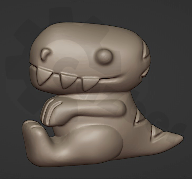 3D model dinosaura pro tisk